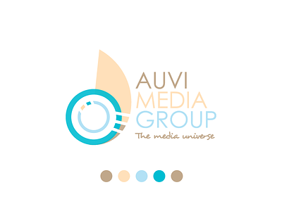 Auvi Blue branding group identity logo logomark media