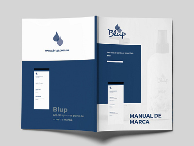 Blup book brand branding cleaning guidelines identity logo magazine wash