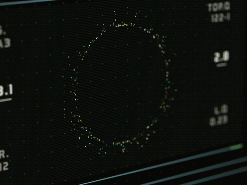 FUI3 after effect after effects animated gif animation fui fuidesign motion graphics motiongraphics particles stardust