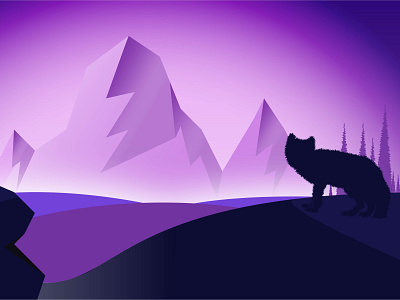 Snow Fox adobe illustrator arctic design fox illustration vector