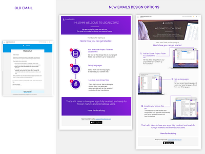 Welcome Email Redesign