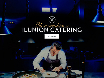 Catering website catering chef homepage website