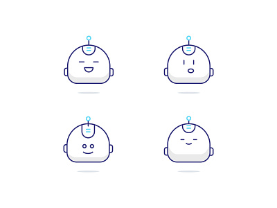 Robbie - Character bot character chatbot icons ilustration robbie robot