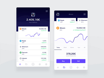 Cryptocurrency User - App crypto cryptocurrency currency mobile app stats wallet