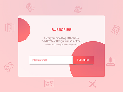 Subscription Form UI Design