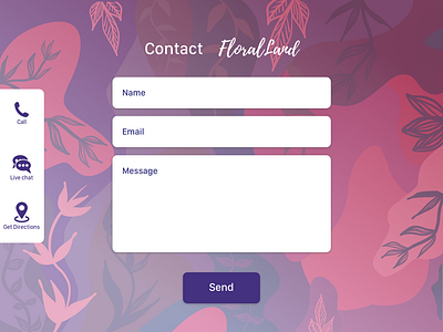 Daily Ui   Day 028  Contact Form