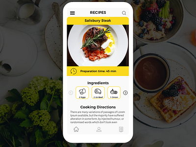 Recipe anna avetisyan aplusdesign.co daily 100 challenge daily ui daily ui challange dailyui mobile mobile app mobile app design ui ui design ui design challenge ui designer ui designers