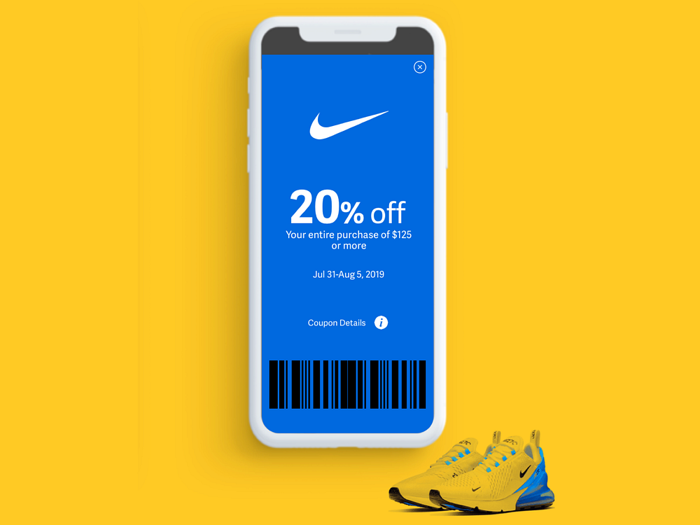 Nike Coupon by Anna Avetisyan on Dribbble