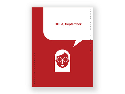 DAY027 - HOLA September / HOLA 九月 365 daily challenge design illustration poster