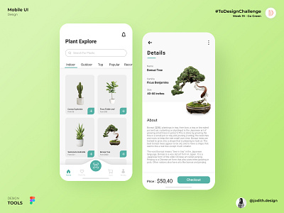 Plant Shop App Design