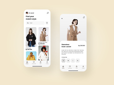 Fashion Store Mobile App apps design fashion fashionapp mobile ui uiux uiuxdesign