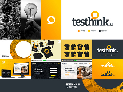Logo Concept of Testhink branding design graphic design logo minimal start up typography ui ux