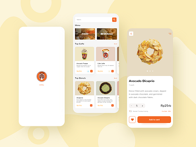Food and Beverage App | JCO Donuts adobexd android app baverage brandinng design donuts food food app inspiration mockup ui uid uiux uiux design uiux designer uiuxdesign user interface design userinterface ux