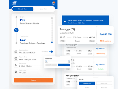 Train Tickets Booking| Redesign KAI Access