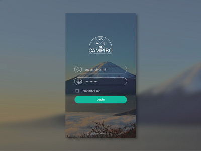 UI App Design Login