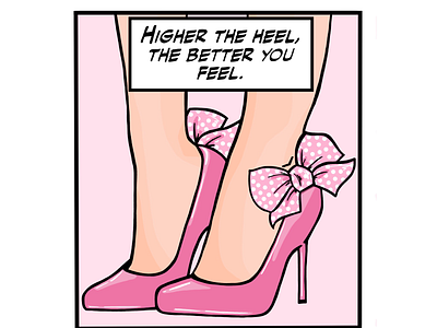 Head over heels. comic art design digitalart illustration pop art