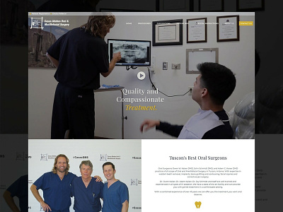 Casas Adobes Oral Surgery Website Design