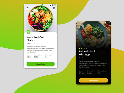 UI Design Food Resro App mobile app design ui uidesign uiux