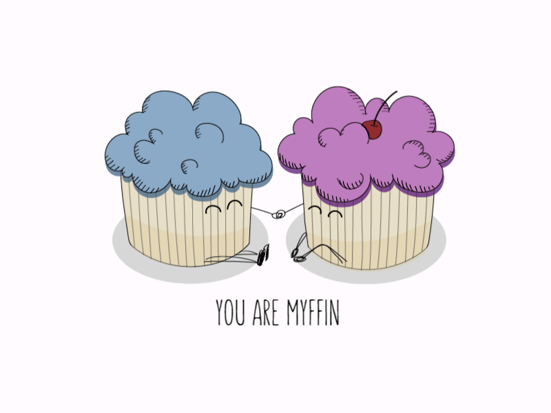 You are myffin cupcake gif love muffin valentines