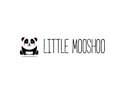 Little Mooshoo cute kids little logo mooshoo panda