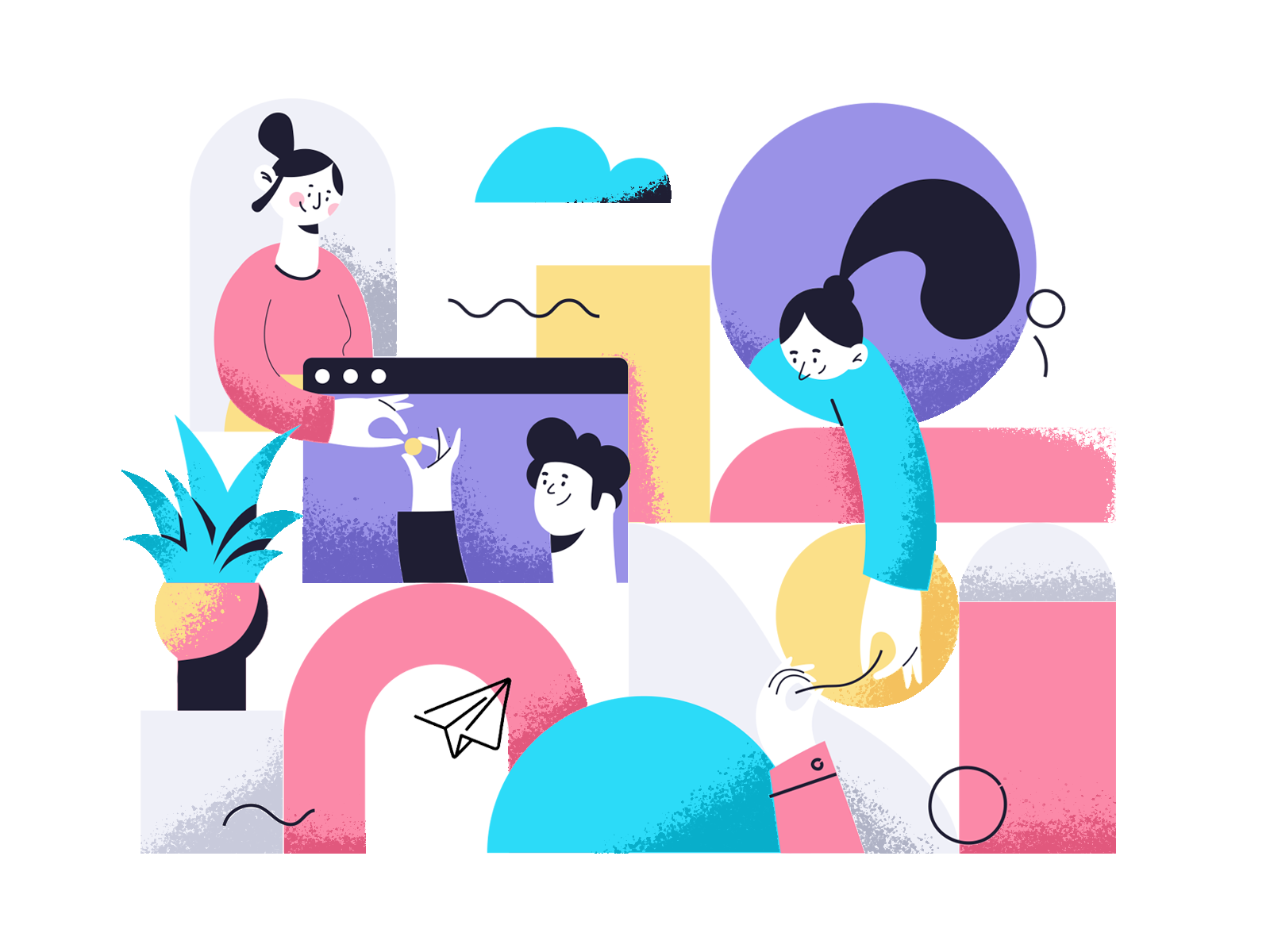 Dribbble - communication.png by zara magumyan