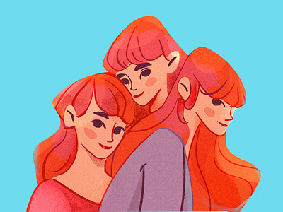 Redheads illustration