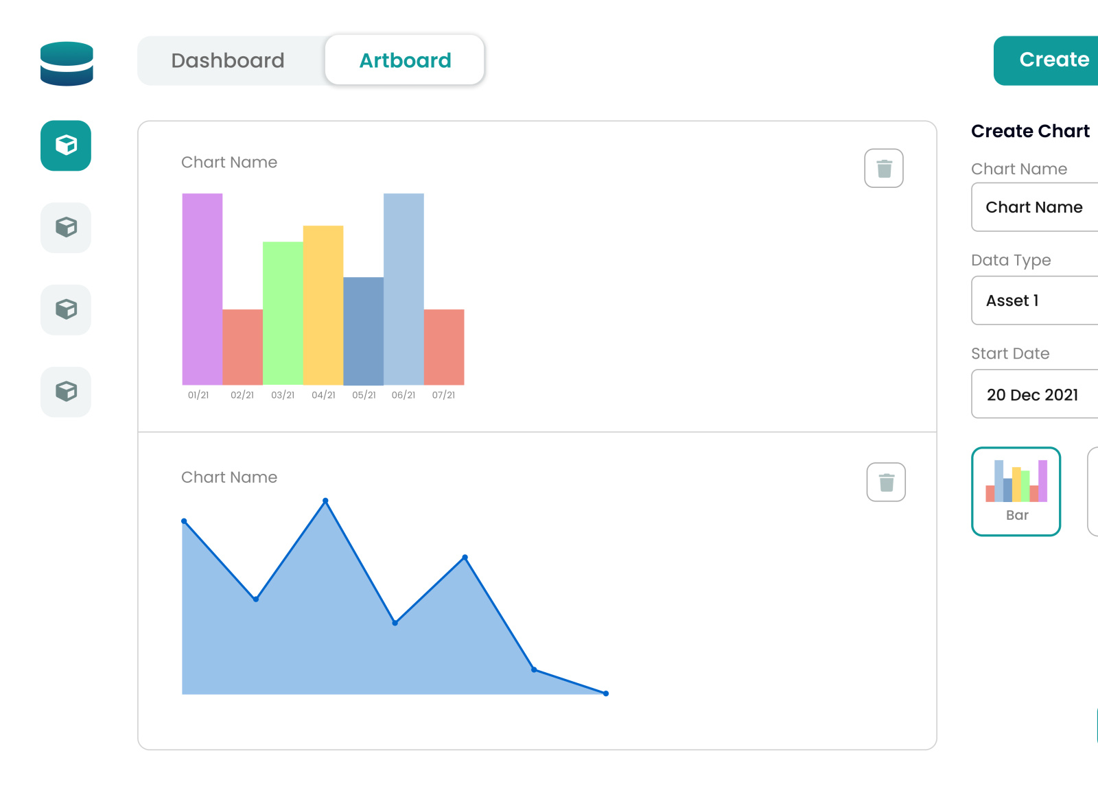 Chart plotting Application by Liza Mariam Roy on Dribbble