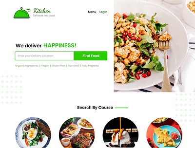 Food Delivery Website design food fooddelivery seniorcitizen ui ux web website