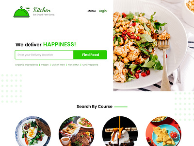 Food Delivery Website design food fooddelivery seniorcitizen ui ux web website