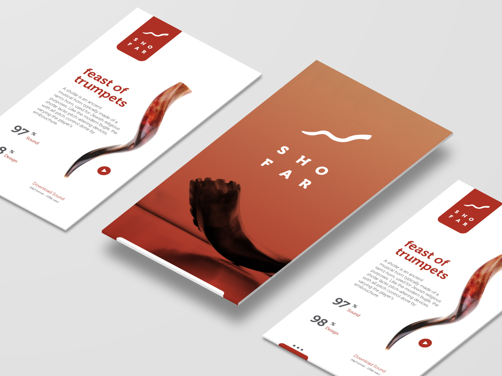 Shofar App User Interface Design by Dennis Fj on Dribbble