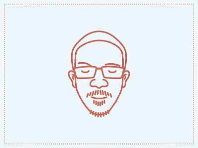 Akshan's Portrait blue illustration orange portrait vector