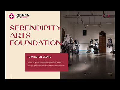 Serendipity Arts website WIP 2 interaction interaction animation interaction design interactive video interface invision invision studio motion motion design motion designer motion ui typography ui uidesign uiux video website designer website designers