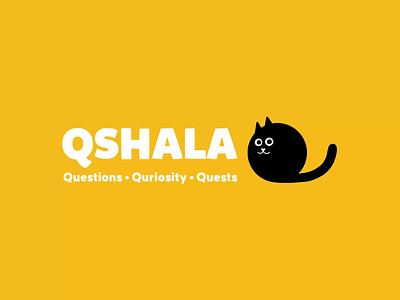 QShala Re-branding animation branding character design graphic design identity design india branding logo platform quizzing