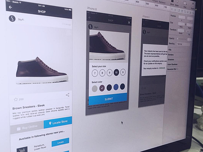 Mobile - Ecommerce Product Demo demo design ecommerce mobile shop shopping sneakers