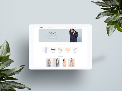STYFI Website - 2016 branding ecommerce fashion logo minimal shopping styfi ui ux