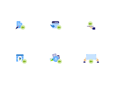 InVideo - Workflow Icons app article blog design icon icon design icon set iconography icons icons design icons pack icons set iconset invideo ui ux workflow