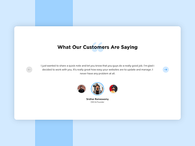 Testimonial Design adobexd design feedback feedbackdesign feedbacksection testimonial testimonialdesign testimonials testimonialsection ui uidesign uiscreen uiux webdesign website websitesection webui xd