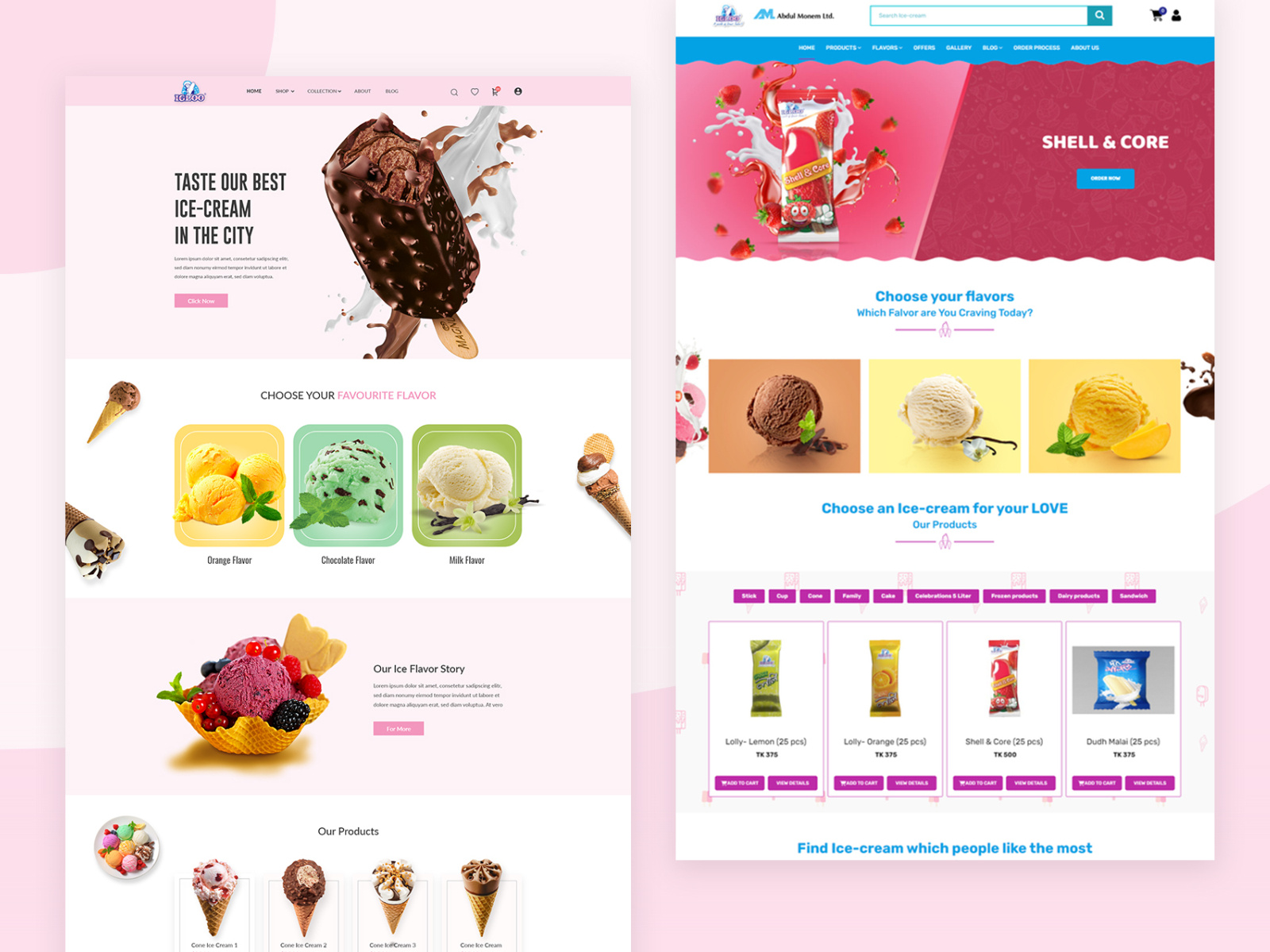 Redesign Igloo site by Neamat Shuvon on Dribbble