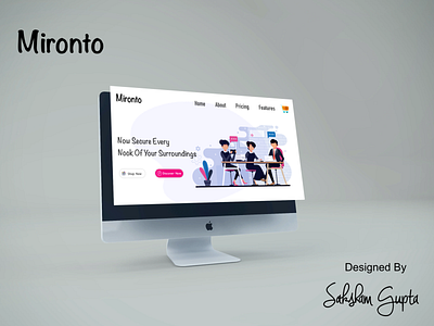 Mironto - Design Concept ui ux vector web webdesign website design