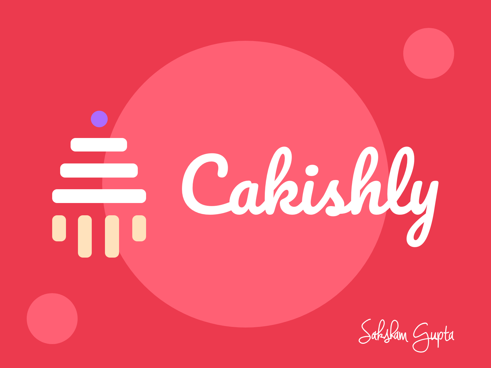 Cakishly - Cake Ordering App Logo (Concept) by Saksham Gupta on Dribbble