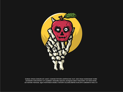 First Sin apparel design grunge illustration skull illustration tshirt design tshirt graphic
