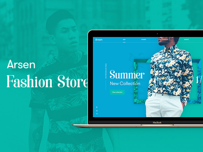 Arsen Fashion store - final design concept ecommerce fashion modern ui ux