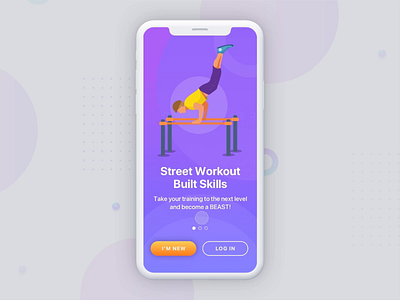 BEAST BARZ - UPLABS Onboarding Challenge animation fitness gym interaction mobileapp onboarding principle principleformac sport ui ux