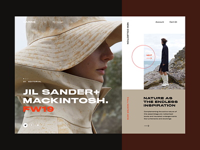 Carine fashion store - Jil Sander FW19 campaign