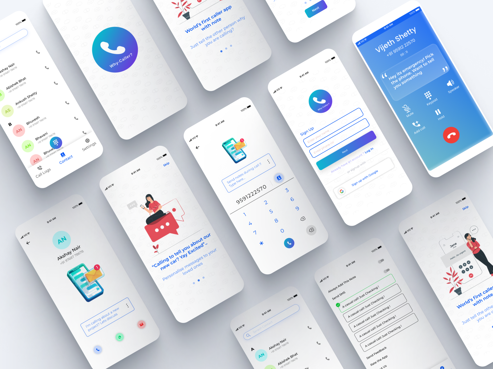 Why Caller by Vijeth Shetty on Dribbble