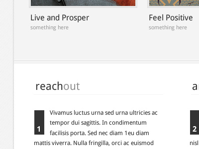 Dreadful Title clean footer web design white