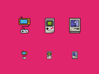 Retro icons