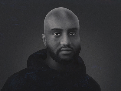 VIRGIL ABLOH poster (No. 1 vector faces series) by Femi Alogba on
