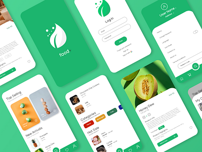 Foodplus design concept design ecommerce food fruit green groceries ui ui ux