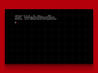 Website Design for SK Web. 3d aftereffects animation blender branding dark design figma illustration interface sculpture typography ui ux web website